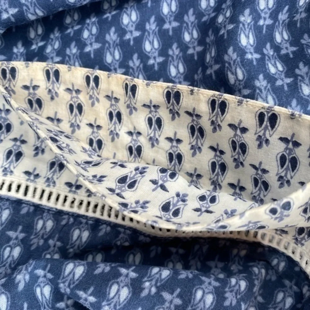 Tory Burch Tunic Blue and Creme Colored - Picture 7 of 12